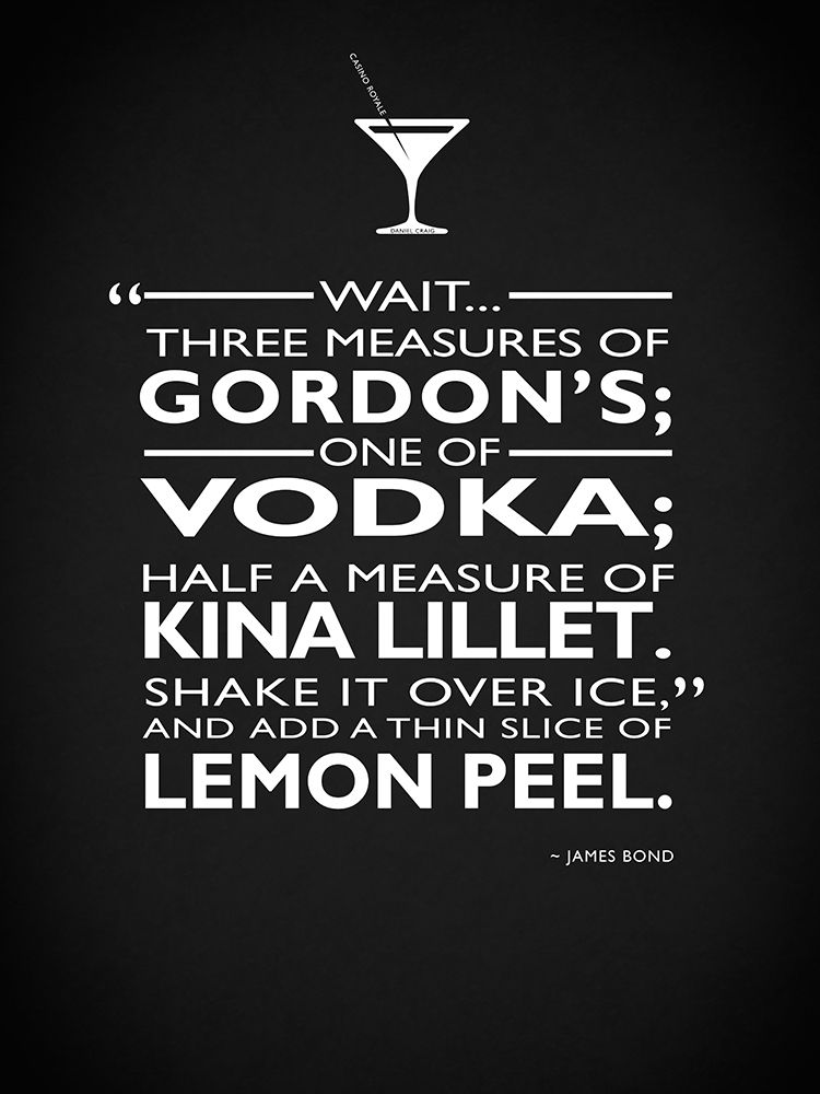 James Bond - 3 Measures art print by Mark Rogan for $57.95 CAD
