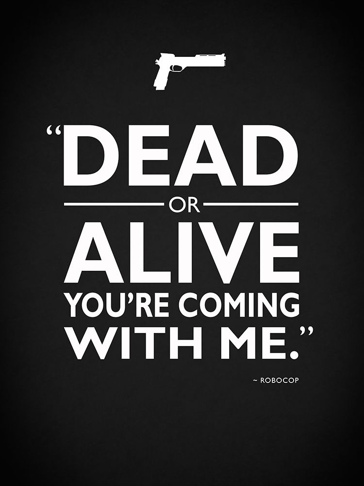 Robocop Dead Or Alive art print by Mark Rogan for $57.95 CAD