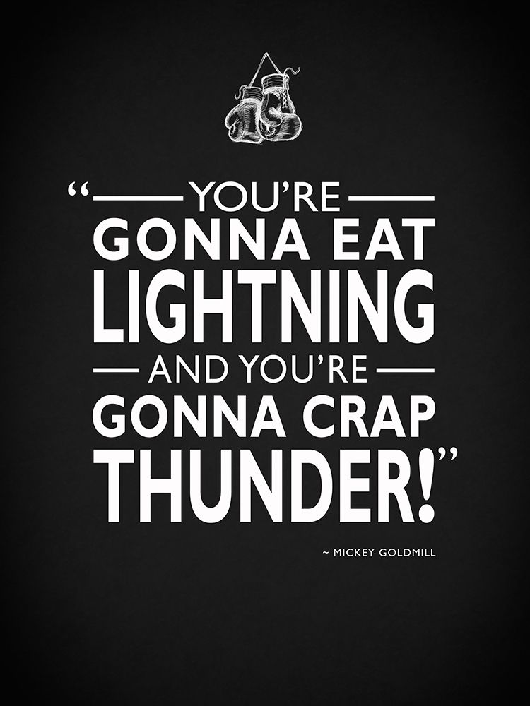 Rocky Gonna Eat Lightning art print by Mark Rogan for $57.95 CAD
