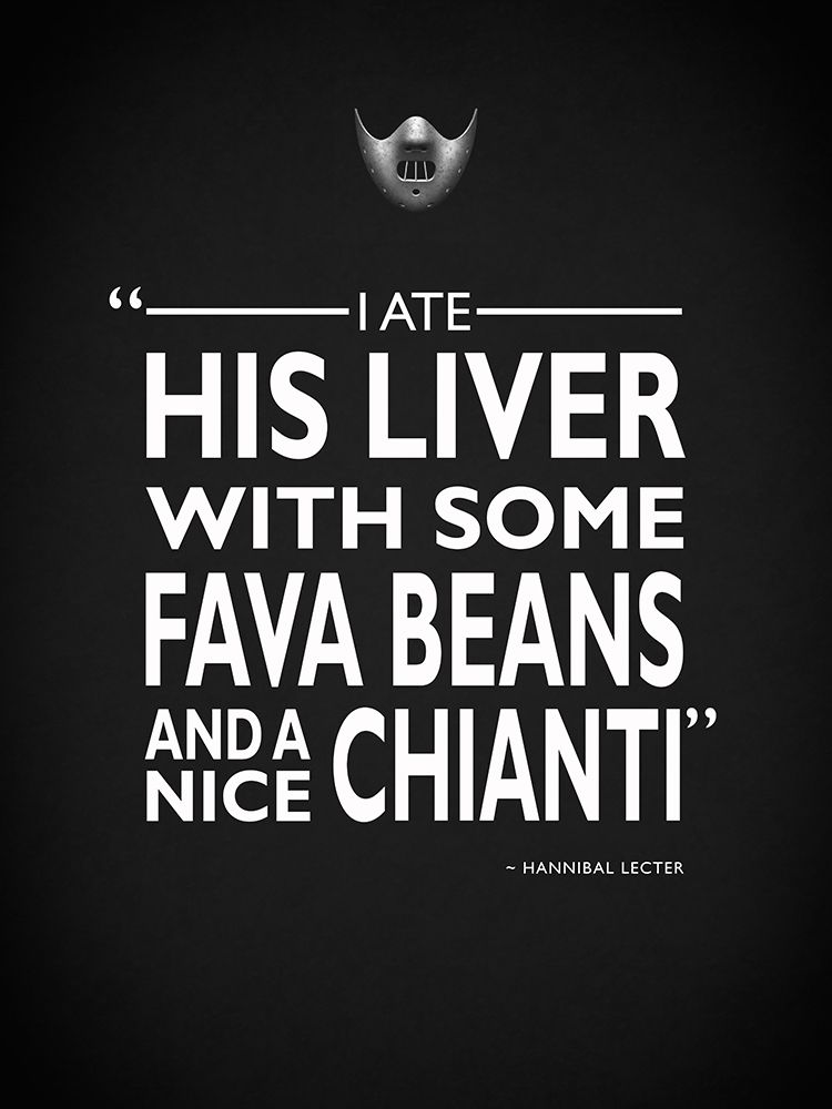 Silence Lambs Ate His Liver art print by Mark Rogan for $57.95 CAD