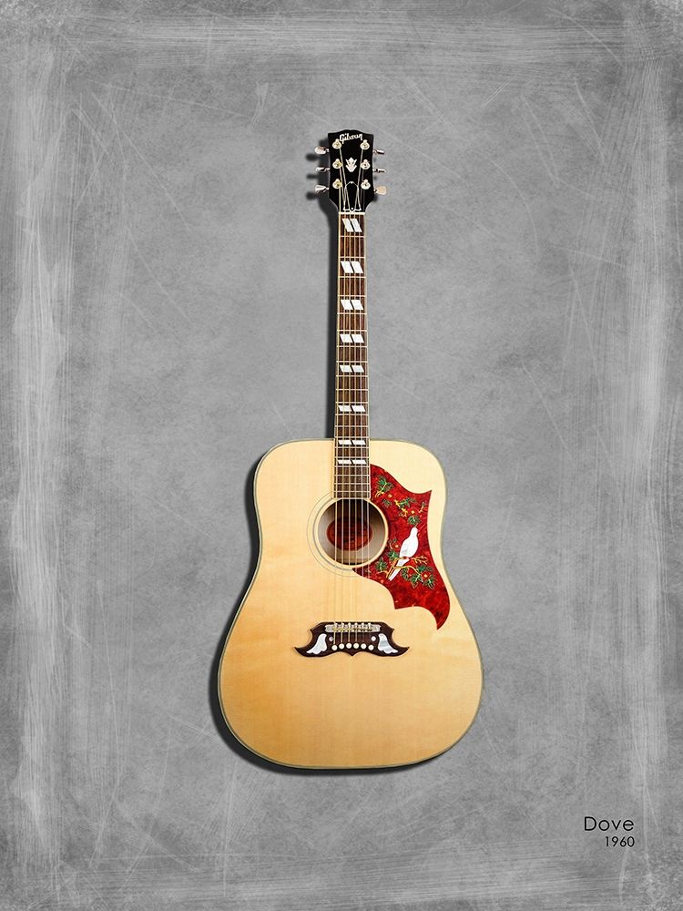 Gibson Dove 1960 art print by Mark Rogan for $57.95 CAD