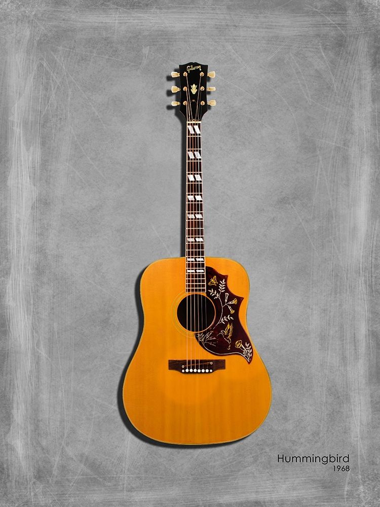 Gibson Hummingbird 1968 art print by Mark Rogan for $57.95 CAD