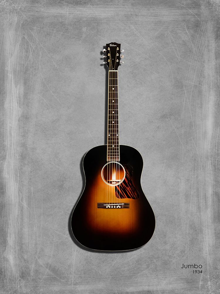 Gibson OriginalJumbo 1934 art print by Mark Rogan for $57.95 CAD