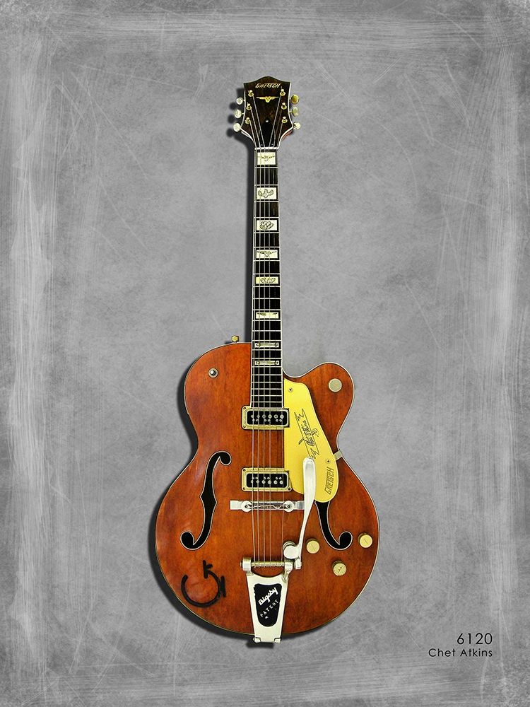 Gretsch 6120 ChetAtkins 56 art print by Mark Rogan for $57.95 CAD