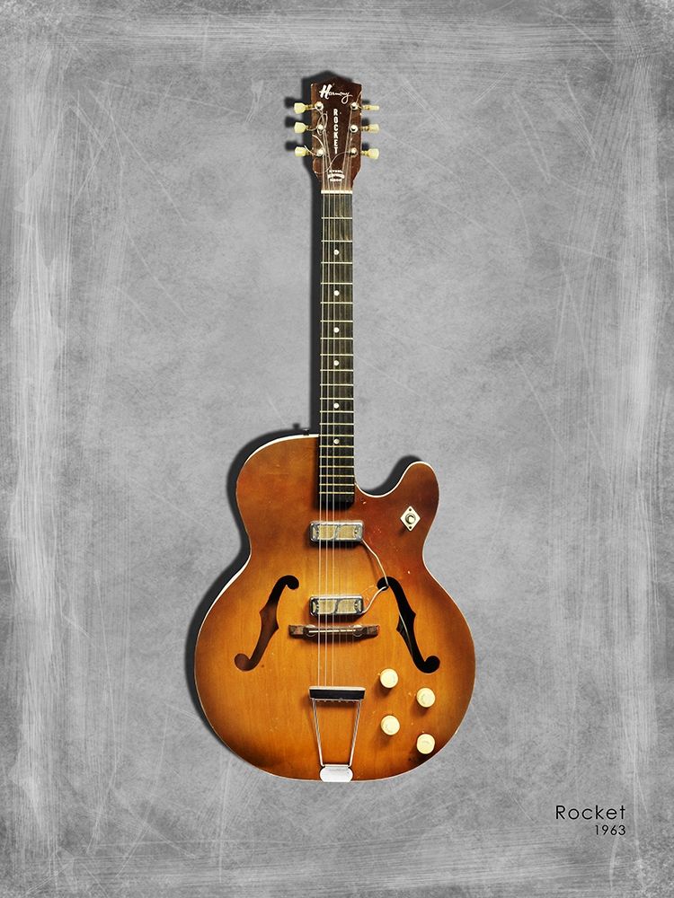 Harmony Rocket SemiAcoustic 63 art print by Mark Rogan for $57.95 CAD