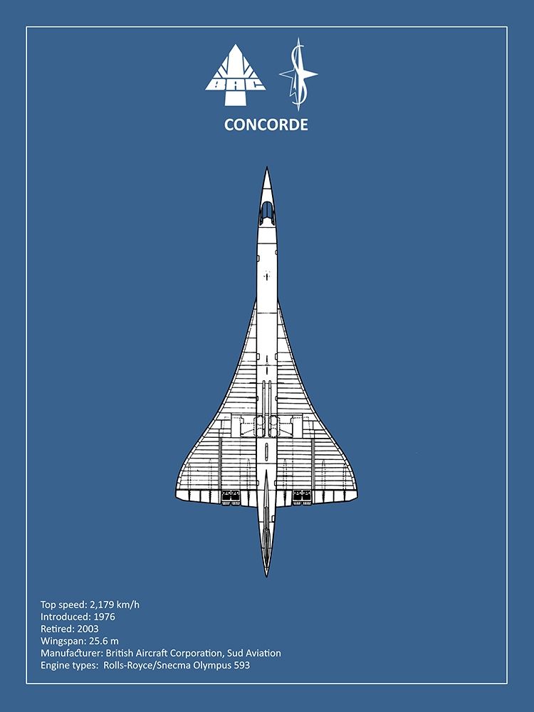BAE Concorde art print by Mark Rogan for $57.95 CAD