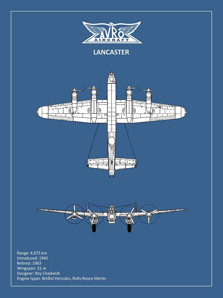 BP Avro Lancaster art print by Mark Rogan for $57.95 CAD