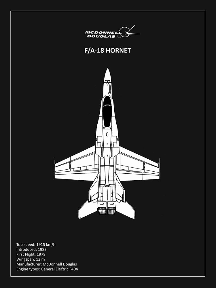 BP FA18 Hornet Black art print by Mark Rogan for $57.95 CAD