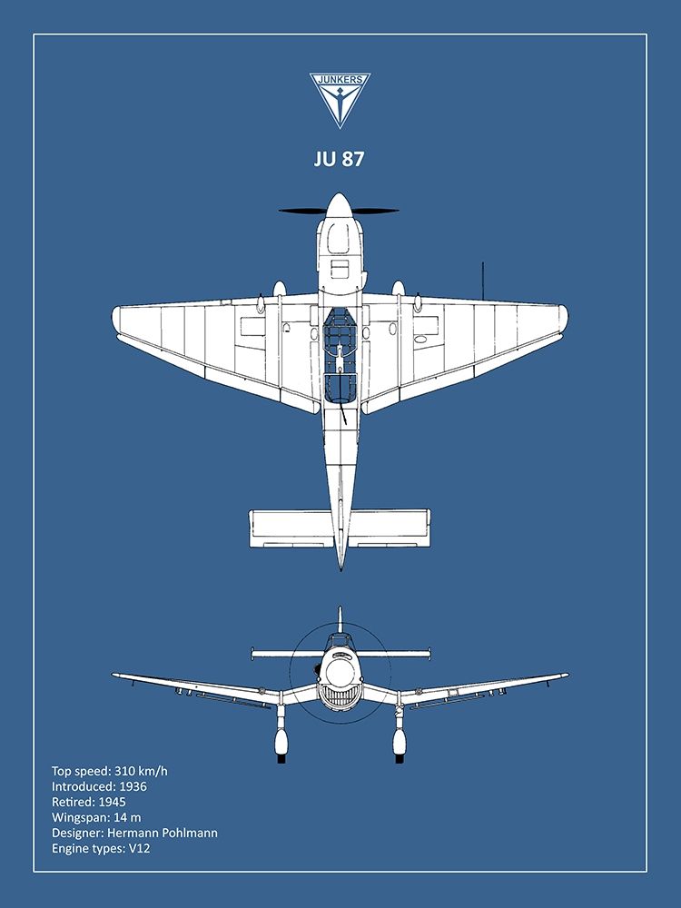 BP Junkers JU87 art print by Mark Rogan for $57.95 CAD