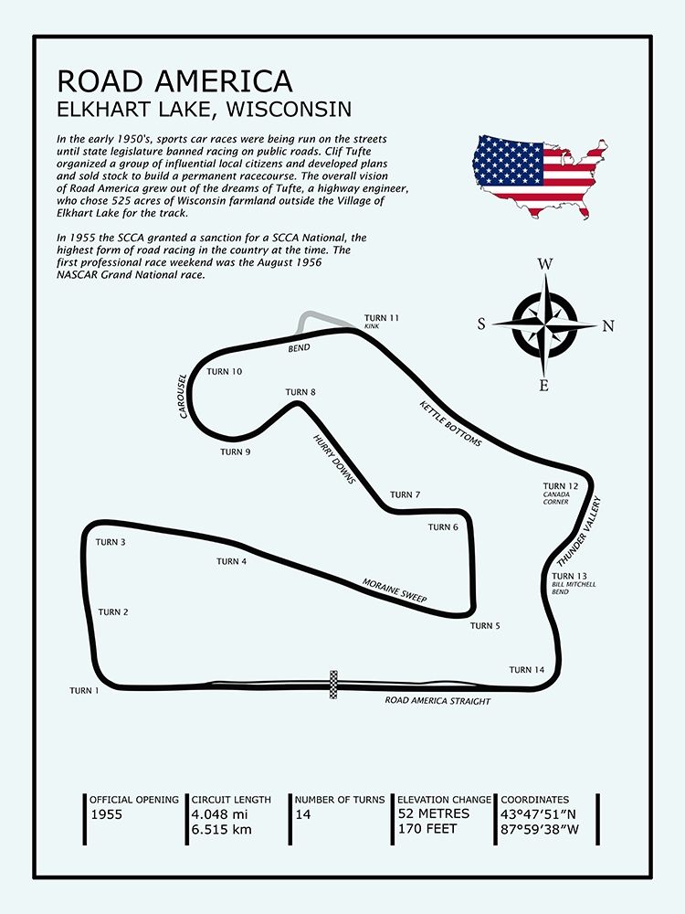 Road America art print by Mark Rogan for $57.95 CAD