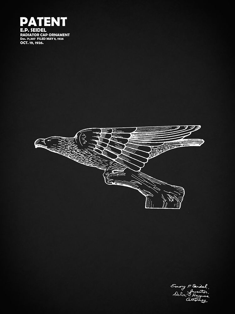 Auto Ornament 1926 Bk art print by Mark Rogan for $57.95 CAD