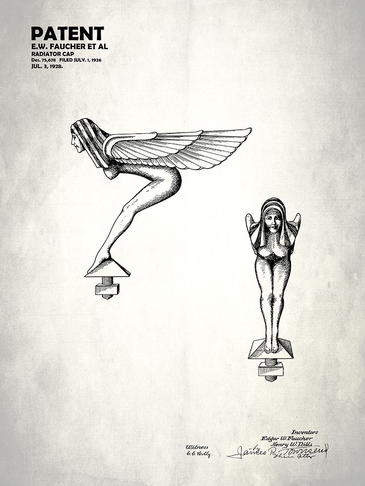 Auto Ornament Jul 1928 art print by Mark Rogan for $57.95 CAD