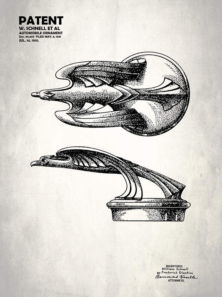Auto Ornament Jul 1931 art print by Mark Rogan for $57.95 CAD