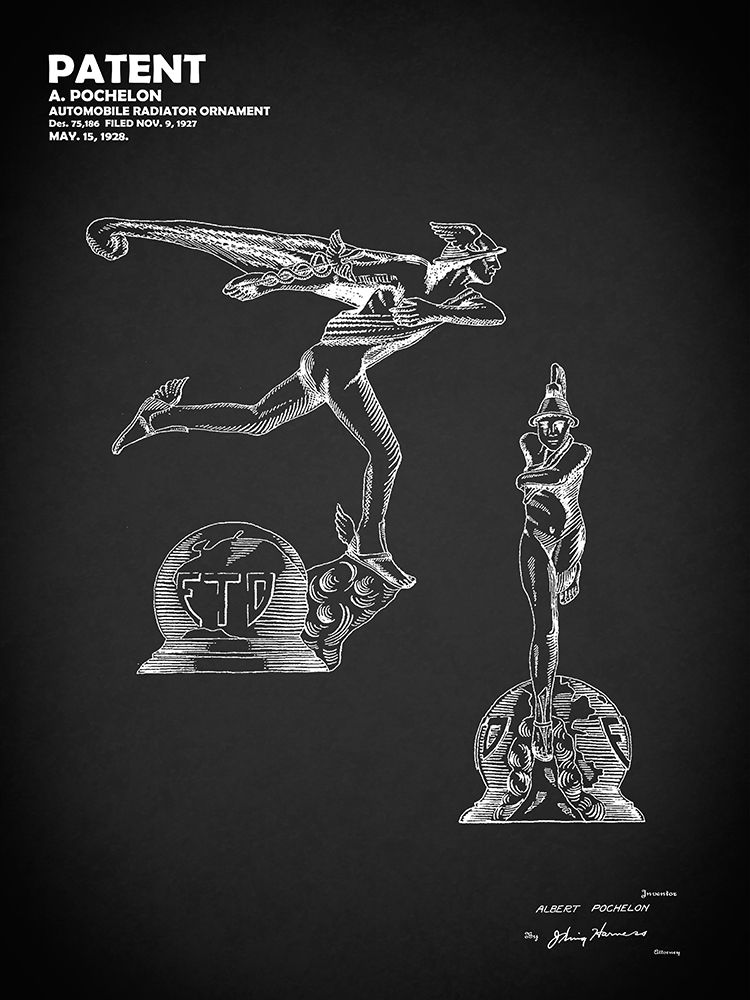 Radiator Ornament 1928 Bk art print by Mark Rogan for $57.95 CAD