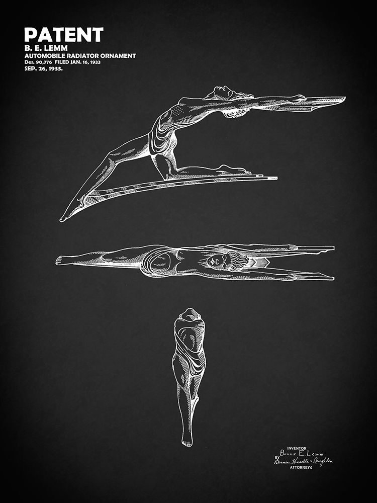 Radiator Ornament 1933 Bk art print by Mark Rogan for $57.95 CAD