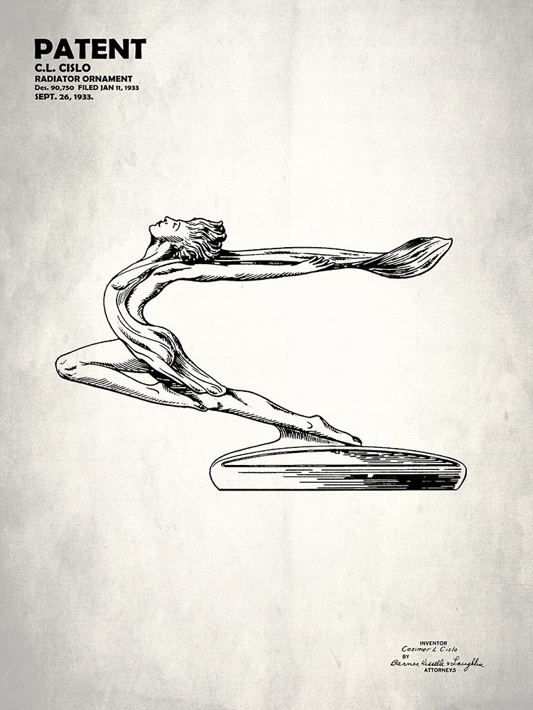 Radiator Ornament 1933 art print by Mark Rogan for $57.95 CAD