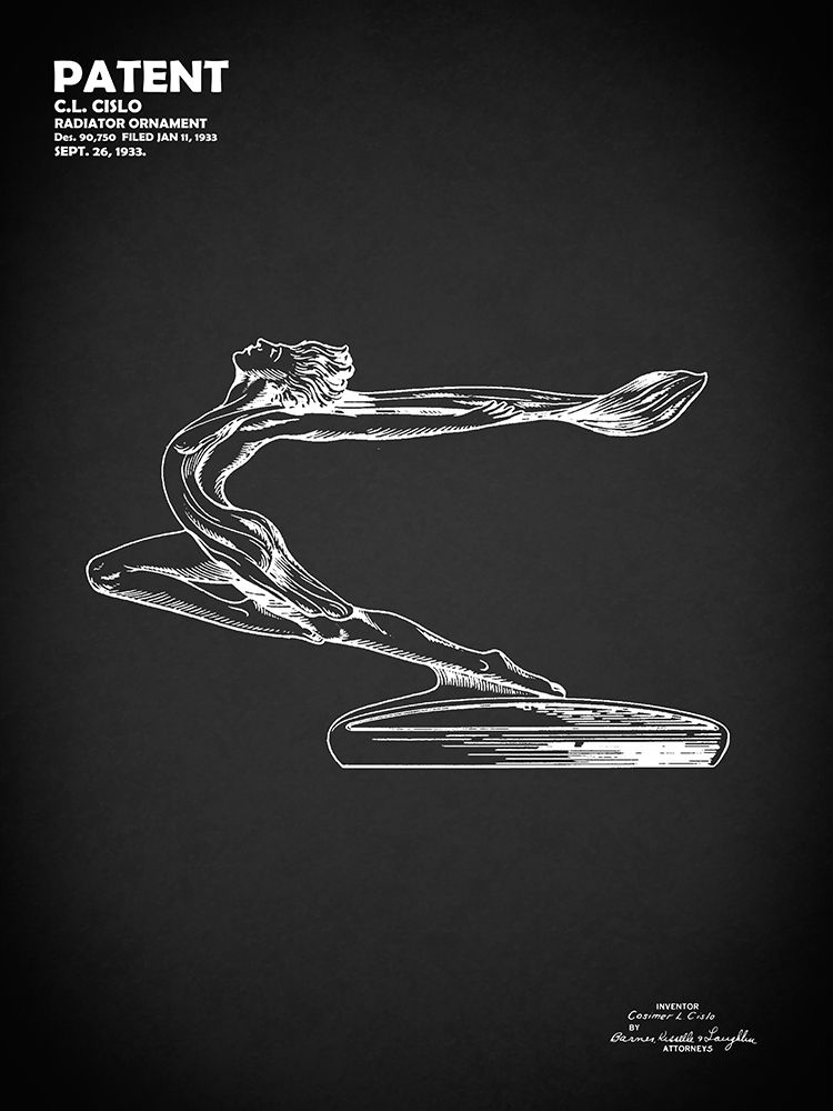 Radiator Ornament 1933 Bk art print by Mark Rogan for $57.95 CAD