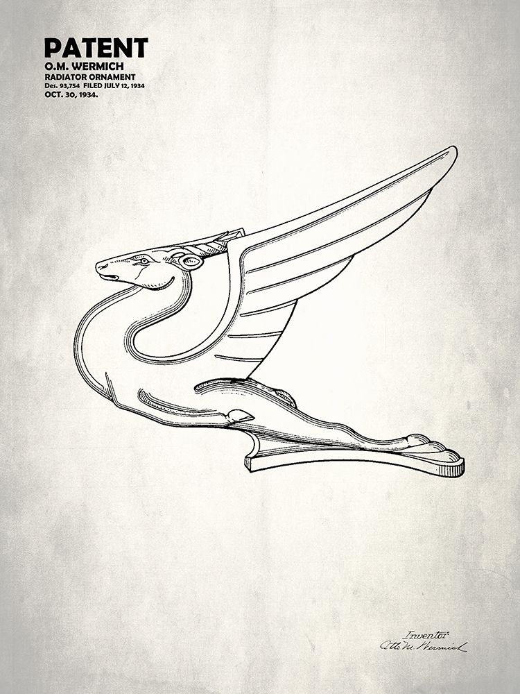 Radiator Ornament 1934 art print by Mark Rogan for $57.95 CAD