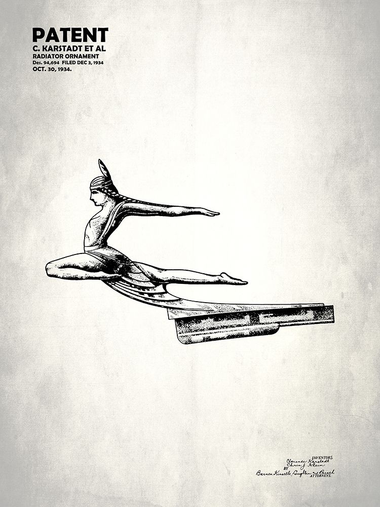 Radiator Ornament Oct 1934 art print by Mark Rogan for $57.95 CAD