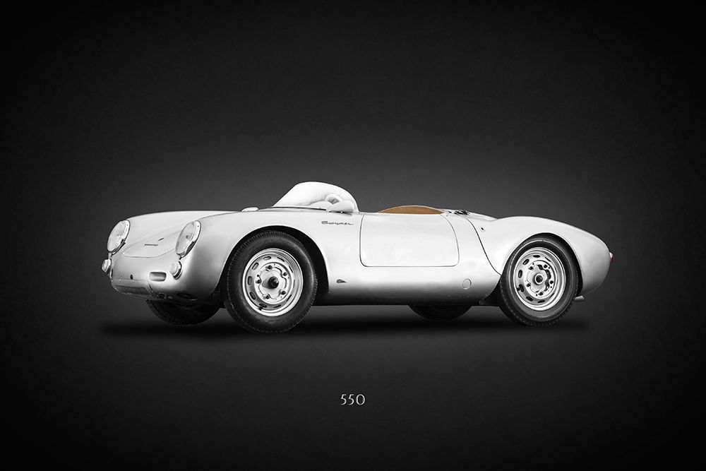 Porsche 550 Spyder Angled art print by Mark Rogan for $57.95 CAD