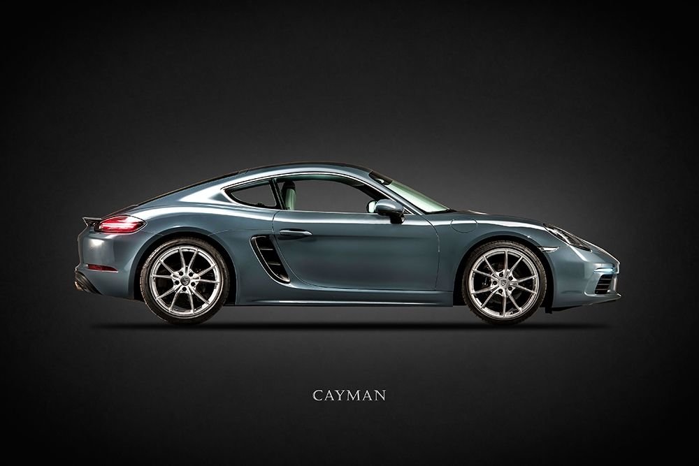Porsche Cayman 718 art print by Mark Rogan for $57.95 CAD