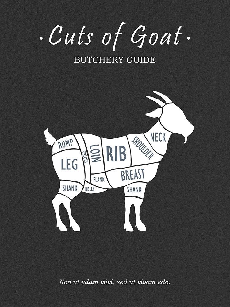 Butchery Goat art print by Mark Rogan for $57.95 CAD
