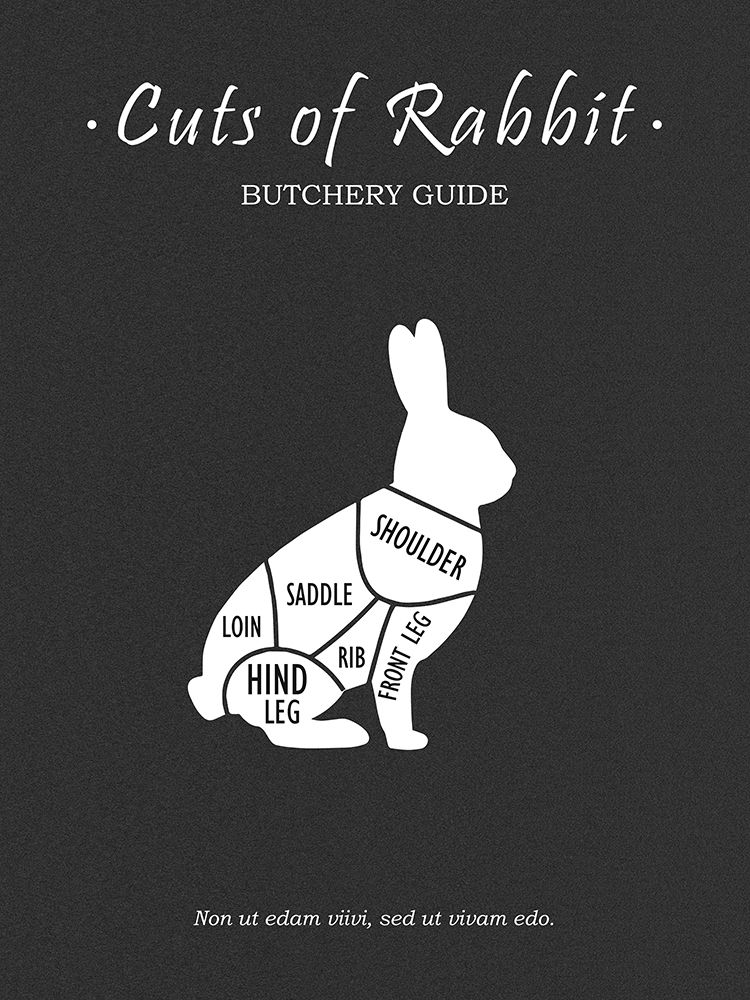 Butchery Rabit art print by Mark Rogan for $57.95 CAD