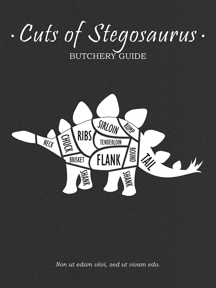 Butchery Stegasaurus art print by Mark Rogan for $57.95 CAD