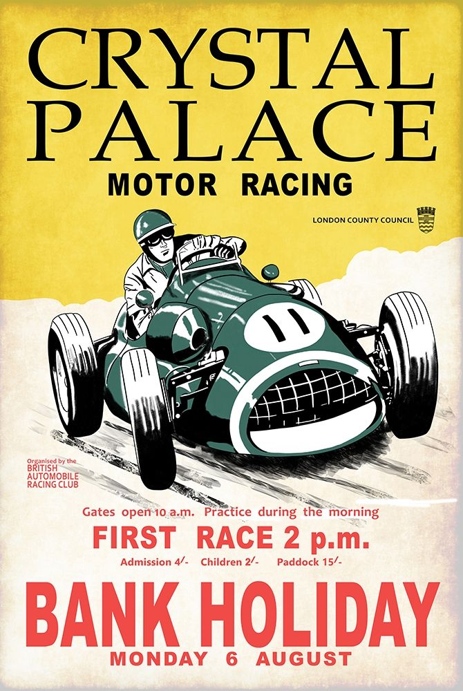 Crystal Palace Racing II art print by Mark Rogan for $57.95 CAD