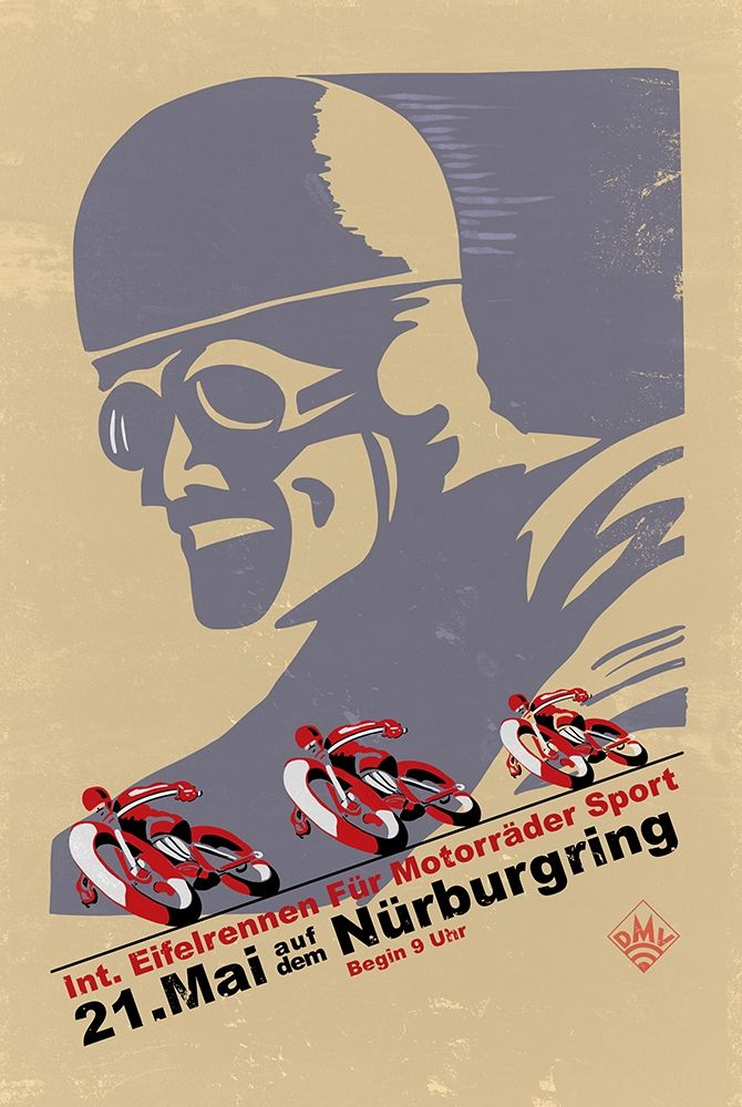 Nurburgring Vintage Racing art print by Mark Rogan for $57.95 CAD