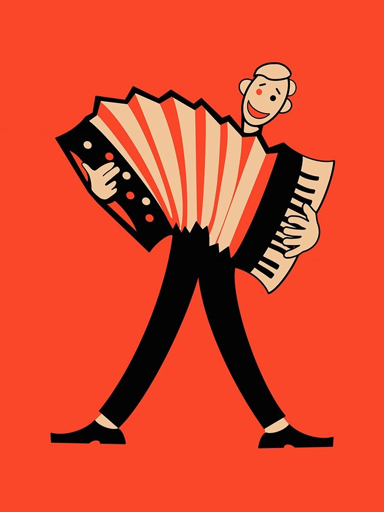 The Accordion art print by Mark Rogan for $57.95 CAD