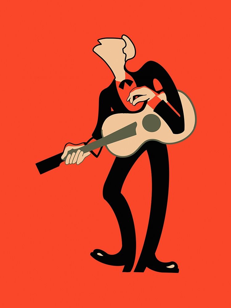 The Guitar art print by Mark Rogan for $57.95 CAD