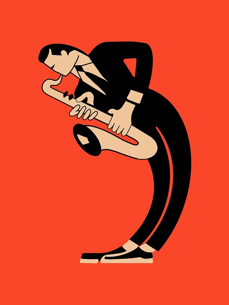 The Saxophone art print by Mark Rogan for $57.95 CAD