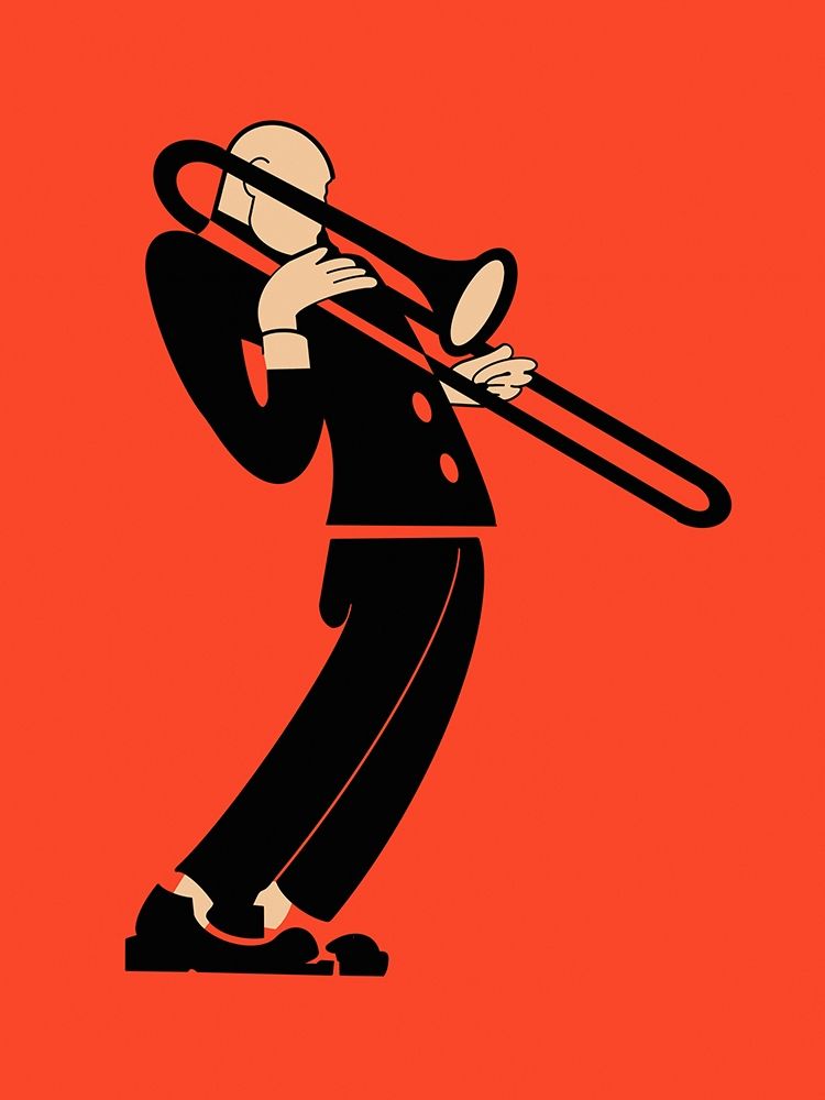 The Trombone art print by Mark Rogan for $57.95 CAD