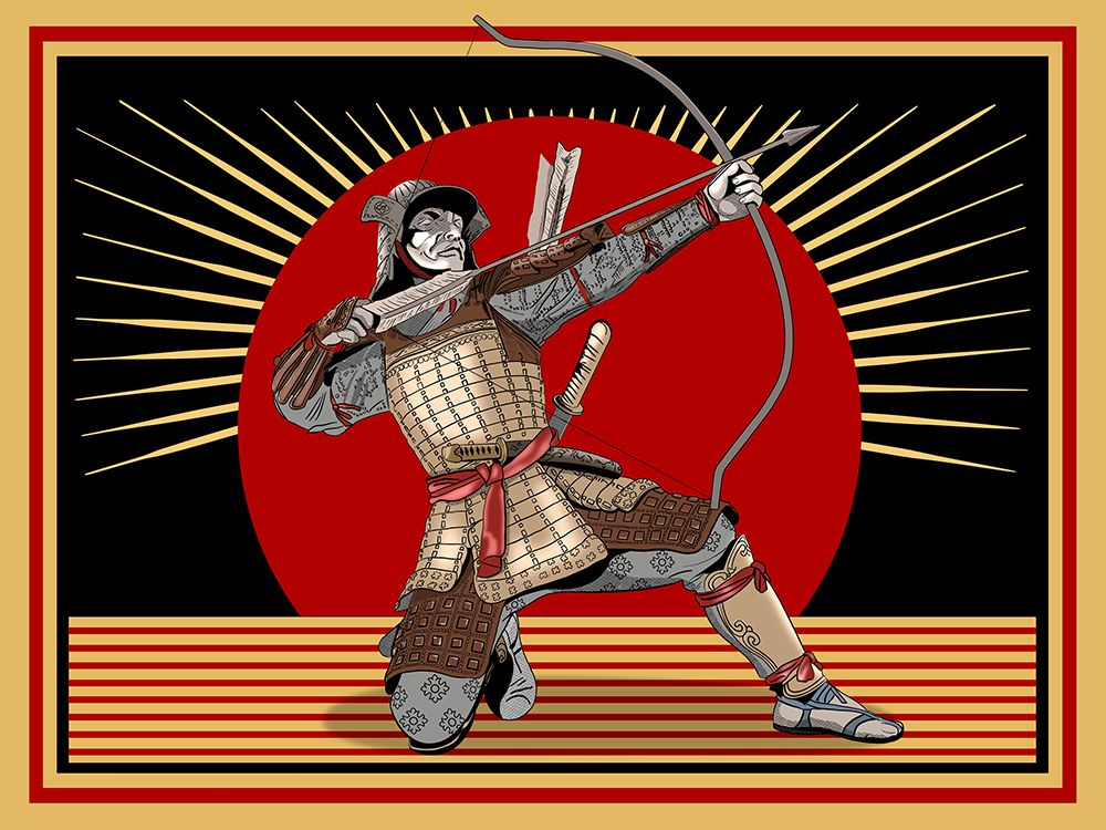 The Samurai art print by Mark Rogan for $57.95 CAD