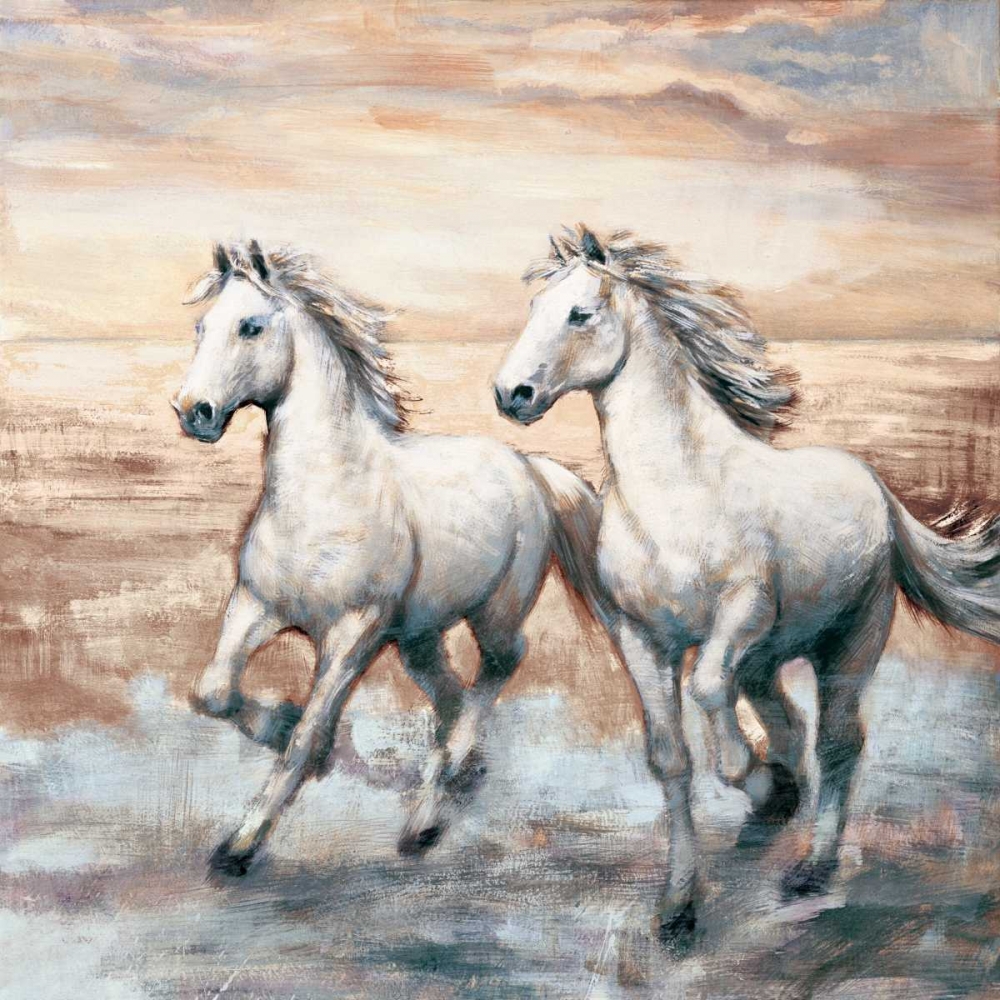 Running Horses I art print by Ralph Steele for $57.95 CAD