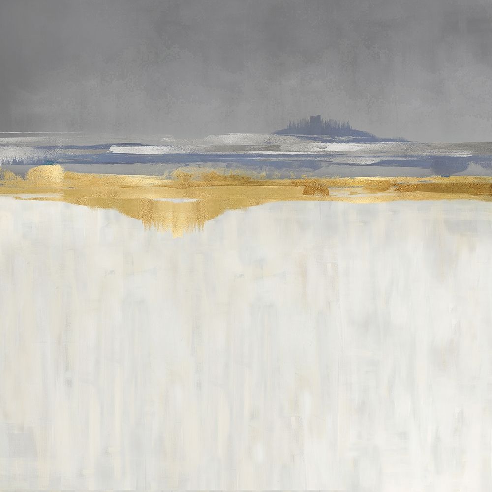 Gold and Silver Horizon II art print by Jake Messina for $57.95 CAD