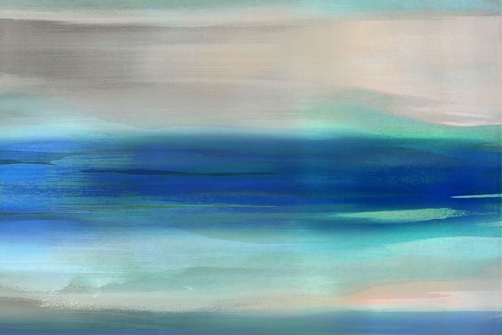 Blue and Green Stroke art print by Jake Messina for $57.95 CAD