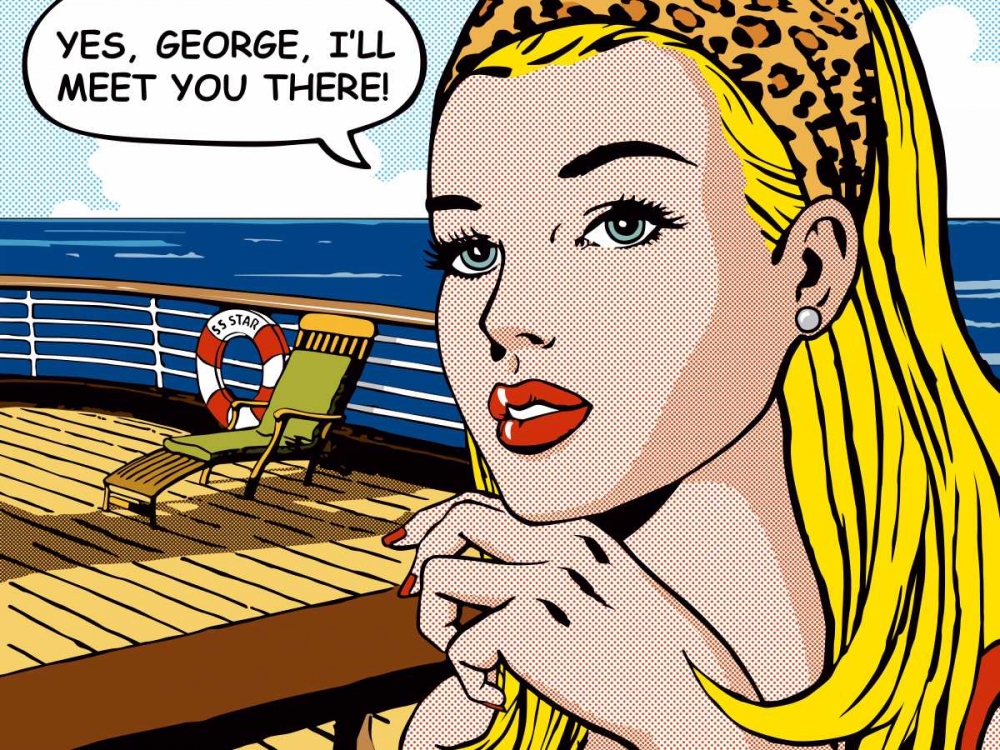 Yes-George art print by Sheila B. for $57.95 CAD