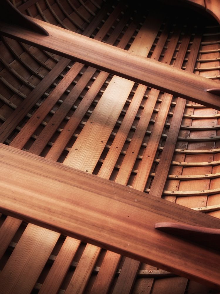 Wooden boat interior art print by Savanah Plank for $57.95 CAD