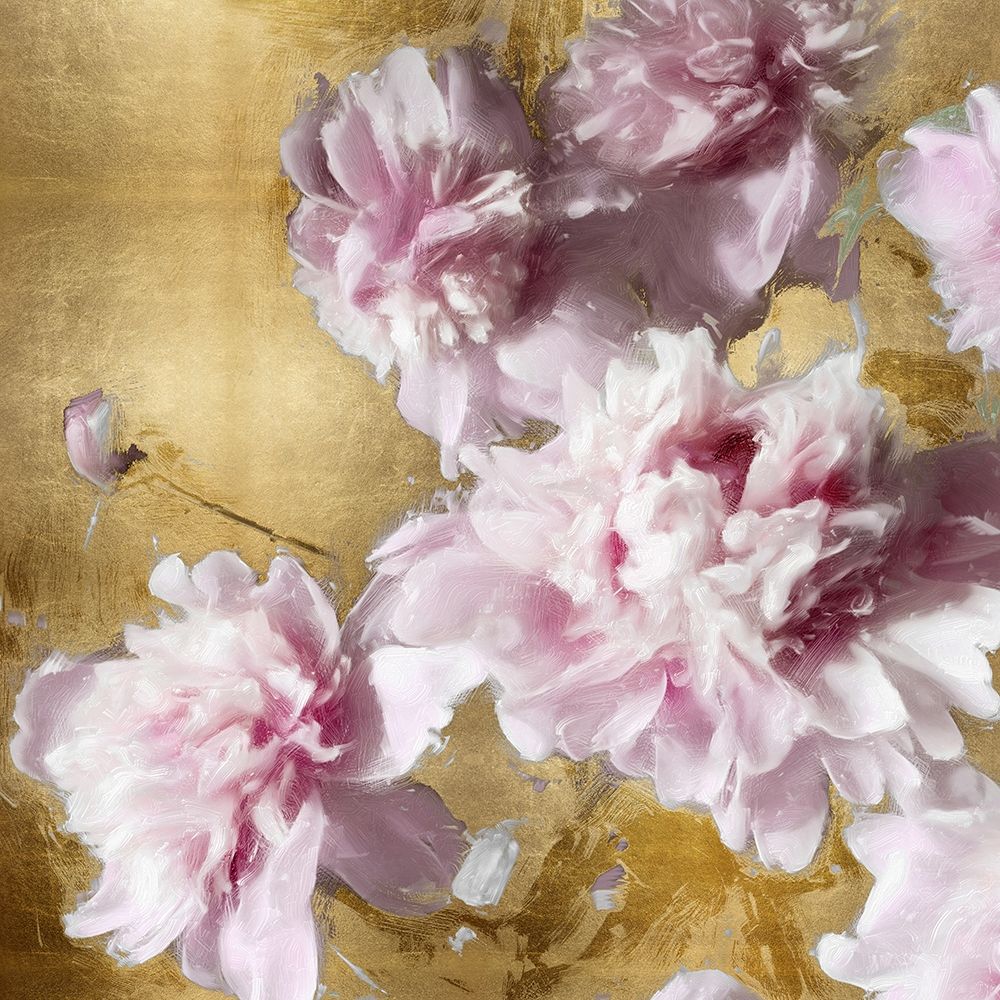 Peonies on Gold II art print by Shawna Sullivan for $57.95 CAD
