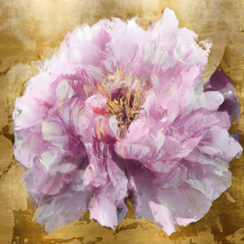 Solo Pink on Gold II art print by Shawna Sullivan for $57.95 CAD