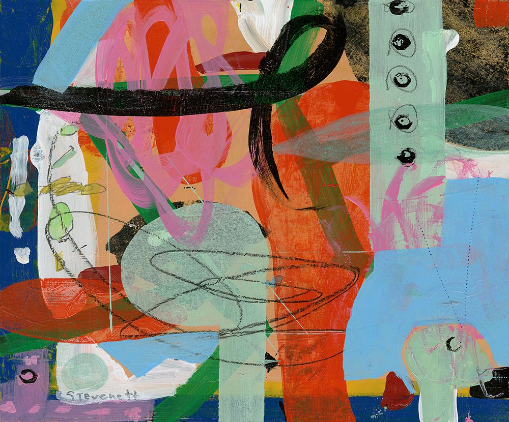The Blue Chair art print by Diane Stevenett for $57.95 CAD