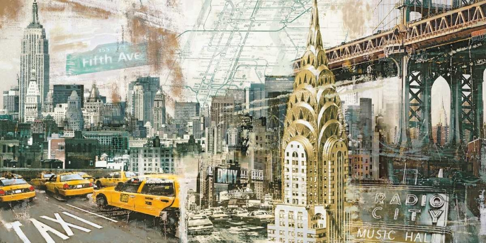 New York art print by Tyler Burke for $57.95 CAD