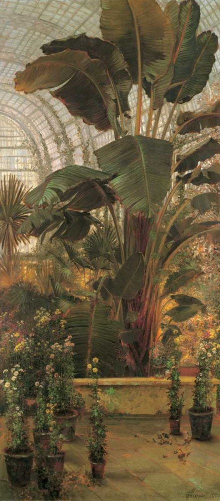 The Tropical House-Kew Gard art print by Thomas Greenhalgh for $57.95 CAD