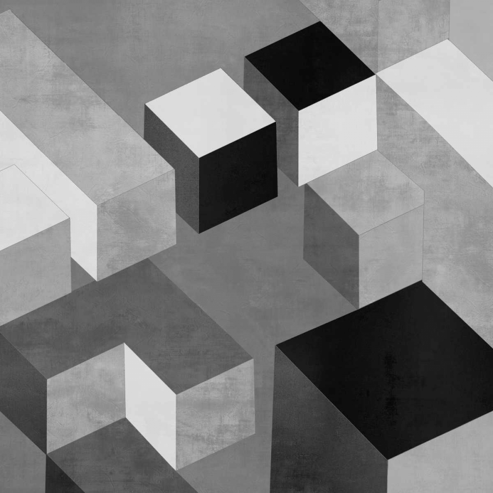 Cubic in Grey II art print by Todd Simmions for $57.95 CAD