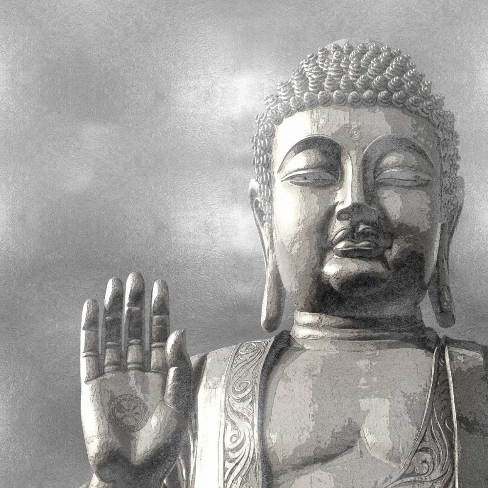 Silver Buddha art print by Tom Bray for $57.95 CAD