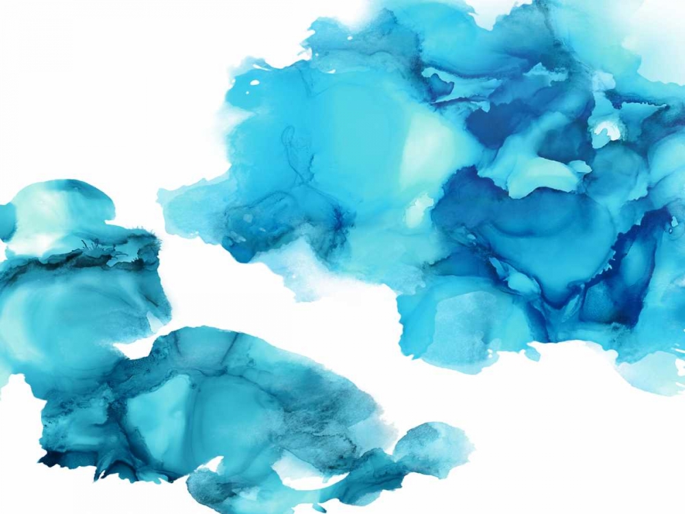 Elevate in Aqua art print by Lauren Mitchell for $57.95 CAD