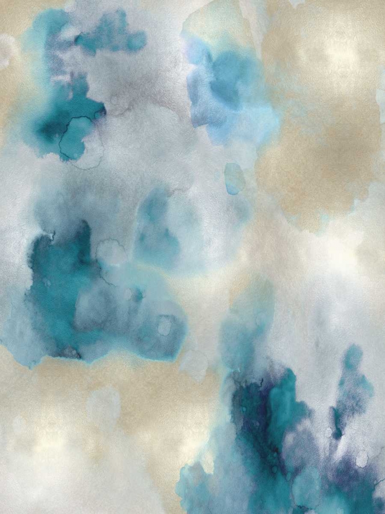 Whisper in Aqua I art print by Lauren Mitchell for $57.95 CAD