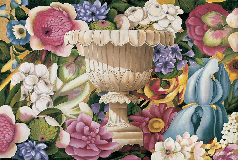 Floral Festa II art print by Virginia Huntington for $57.95 CAD